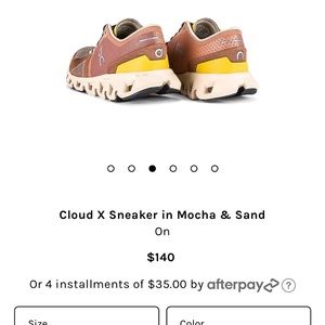 Cloud x Sneaker size 9